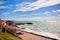 Sea and coastline in Piombino, Tuscany - Italy