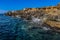 Sea cost of Favignana Egadi Island, Sicily