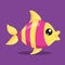 SEA CREATURE FISH PINK 10