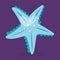 sea creatures starfish blue 12