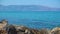 Sea and Crete island