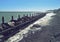 Sea defences Overstrand Norfolk coast