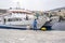 Sea Dreams High Speed Catamaran Arriving in Main Port of Symi, Greece