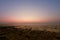 sea in the evening and sky of twilight.