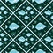 Sea fish seamless pattern