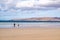 Sea fishing on Narin beach by Portnoo - Donegal, Ireland.