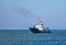 Sea fishing vessel in the Baltic Sea