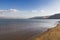 Sea of Galilee with the mountains of Jordan on the horizon