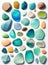 Sea Glass Beach Collection Wall Art