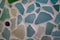 Sea Glass Mosaic Patterns made from Ocean Glass a lifestyle background with natural colours.