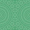 Sea green detailed mosaic tiles seamless pattern