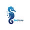 Sea Horse icon logo and symbol creative vector illustration