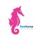 Sea Horse icon logo and symbol creative vector illustration