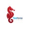 Sea Horse icon logo and symbol creative vector illustration