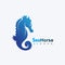 Sea horse icon Logo and symbol template vector design