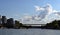 Sea Horse shaped clouds on top of Pont de Bir-Hakeim, Siene river, Paris