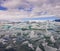 A sea of ice burgs at Jokulsarlon Lagoon