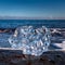Sea ice with intriguing geometrical shape