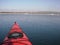 Sea kayaking in winter