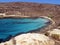 Sea of the LAMPEDUSA island in Italy