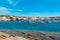 Sea landscape with Cadaques, the Dali`s source of inspiration in the mediterranean sea.