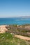 Sea landscape and flowers, Elafonisos, Greece