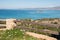 Sea landscape and flowers, Elafonisos, Greece