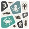 Sea life icons