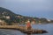 Sea and lighthouse in the daytime Ischia Italy