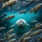 Sea Lion Activity. Generative AI