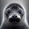 Sea Lion Close Up. Generative AI