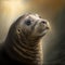 Sea Lion Close Up. Generative AI