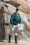 Sea Lions and handler during feeding time at Brookfield Zoo