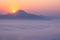 Sea of mist viewpoint at Phu Thok, Chaing Kan, Loei, Thailand