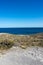 Sea and mountain on the coast of Carboneras, Almeria