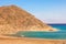 Sea & mountain View of the Fjord Bay in Taba, Egypt