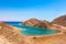 Sea & mountain View of the Fjord Bay in Taba, Egypt