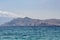 Sea with mountain and windsurfing, Baska Croatia