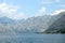 Sea and mountains Bay of Kotor landscape