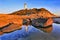 Sea Norah Warm 2 rocks reflect