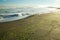 Sea of Okhotsk and Shiretoko Mountains,Hokkaido, Japan