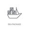 sea Package icon. Trendy sea Package logo concept on white backg