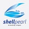 Sea Pearl and Shell Logo Template