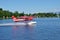 Sea plane at Lake Hood in Alaska