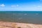 Sea at Ponta do Seixas, easternmost point of Brazil and whole Ameri