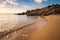 The sea and the pristine beaches of Chia, Sardinia, Italy.