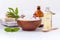 Sea salt natural spa ingredients ,herbs,soap and massage oils f