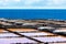 Sea salt works on salinas Fuencaliente, south of La Palma island, Canary, Spain