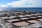 Sea salt works on salinas Fuencaliente, south of La Palma island, Canary, Spain