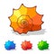 Sea shell - vector icon